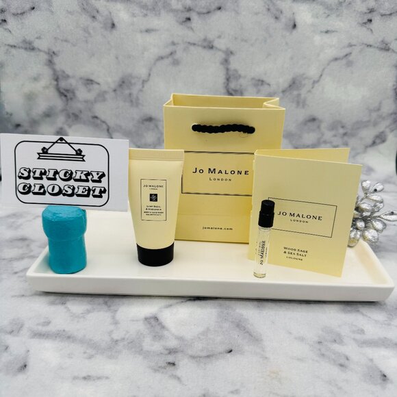 Jo Malone Other - JO MALONE Set-Lime Basil&Mandarin Body Wash,Wood Sage Spray-30ml,1.5ml-2pc-NEW